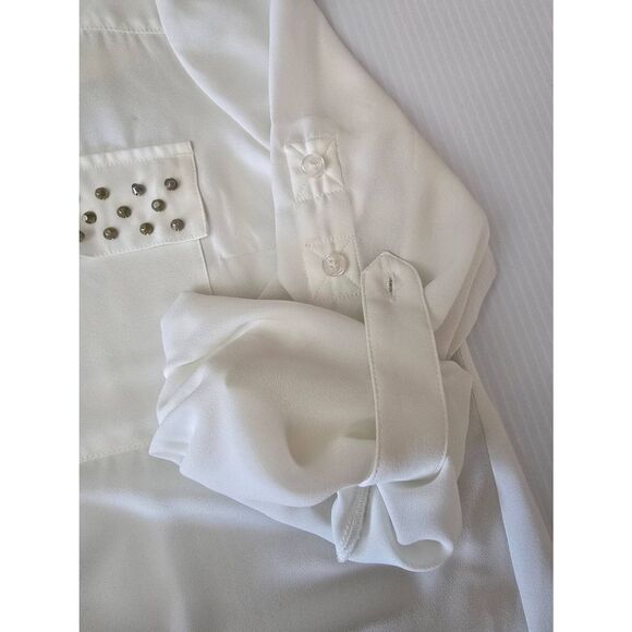 Express Top Sz L Cream - Picture 5 of 9